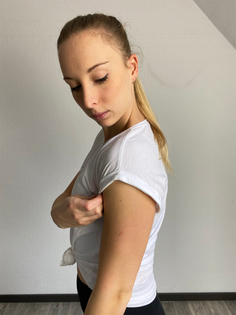 modern t-shirt weiß